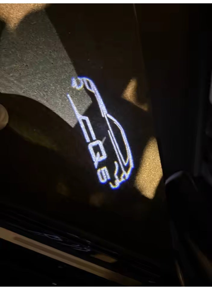 فيريكس عدد 2 لمبة شعار ترحيب LED لأبواب السيارة لأودي Q5 موديلات 2010-2024، بروجكتور شعار أرضي ساطع، إكسسوارات إنارة الأبواب - Image 4