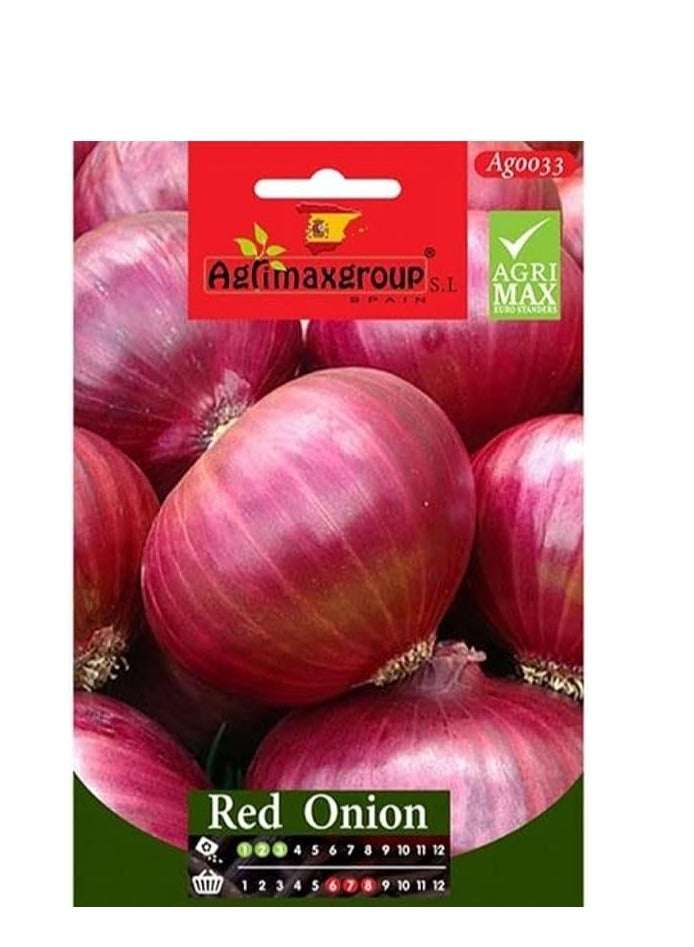 Generic Red Onion Premium Quality Seeds by Agrimaxgroup®"Garden Care" 