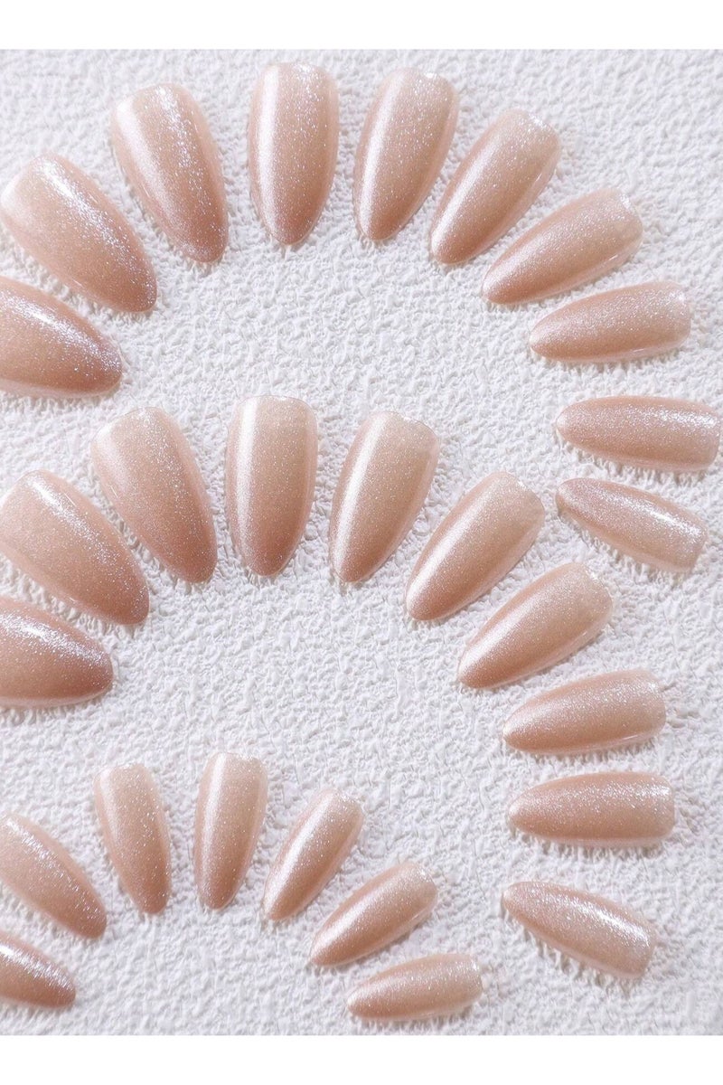 اظافر تركيب بشكل لوزي تحتوي العلبه على 30 ظفر مع مبرد اظافر و صمغ - Image 4