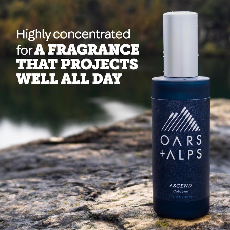 Oars + Alps Ascend Mens Cologne and Body Spray, Travel Size Cologne for Men Body Spray, Warm Fragrance, Scented with Mandarin, Teakwood Cedarwood & Warm Cardamom, Blends Refreshing, 1oz - Image 4