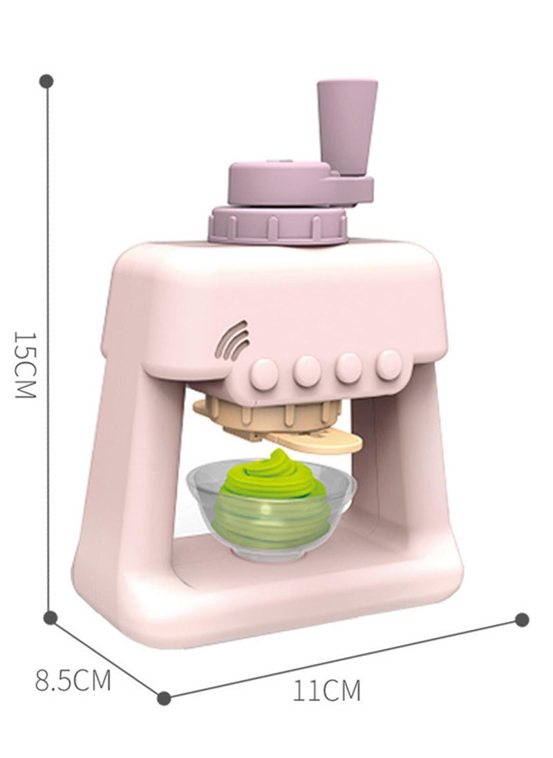 Playdough Accessories Kit, ice crema Maker Machine Dough Set, Color Dough Tools, Kitchen Creations Hamburger Maker Play Set for Girls Boys, Weekend Party Pretend Gift for Children