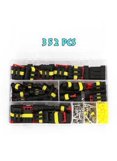 yongsheng 352Pcs Waterproof Car Motorcycle Auto Electrical Wire Connector Plug Kit Terminal Assortment 1 2 3 4 Pin Way  - Image 2