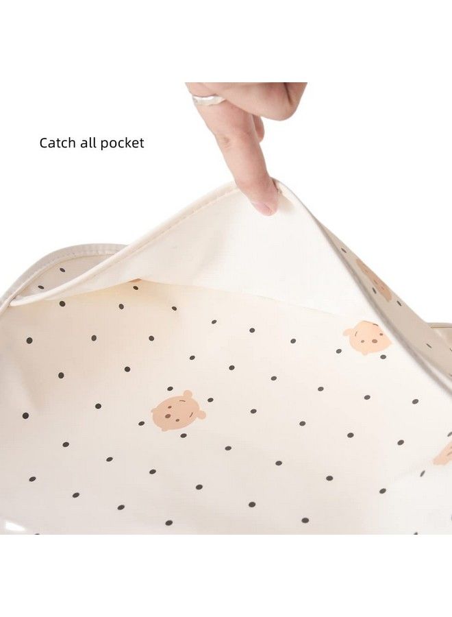 GZMM Waterproof Baby Bibs Infant Toddler Long Sleeve Feeding Bib With Food Catcher Easy Clean & Washable - Image 5