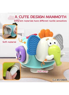 Generic Educational Elephant Mammoth Busy Ball Baby Finger Training Snail Lala Leco Chewing And Grasping Toy-Color:CJ-4519945  - Image 2