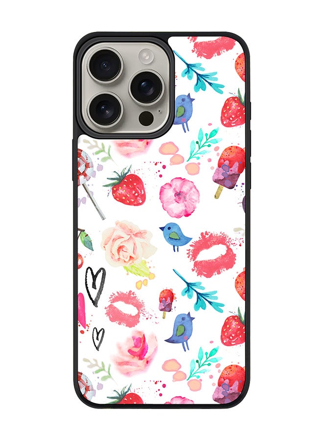 Stylizedd For iPhone 16 Pro Max Case [Compatible with MagSafe] Slim Magnetic cover Phone Case iPhone 16 Pro Max -Summer Fever - Image 1