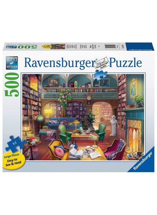 Ravensburger - Dream Library 500 Piece Large Format Jigsaw Puzzle For Adults 17459 Every Piece Is Unique Softclick Technology Means Pieces Fit Together Perfectly - Image 1