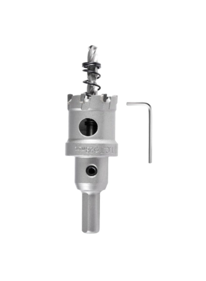 RNS TCT Hole Saw ECO 28 mm, TCT Metal Core Cutter with Pilot Drill, Arbor and Hex Key for Precision Steel, Sheet Metal and Industrial Drilling - Image 1