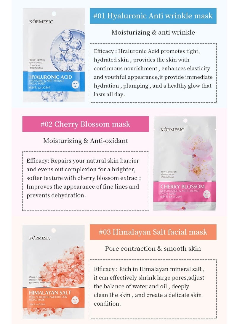 Kormesic Himalayan Salt Detoxifying Mask 25ml-5 packs - Image 2