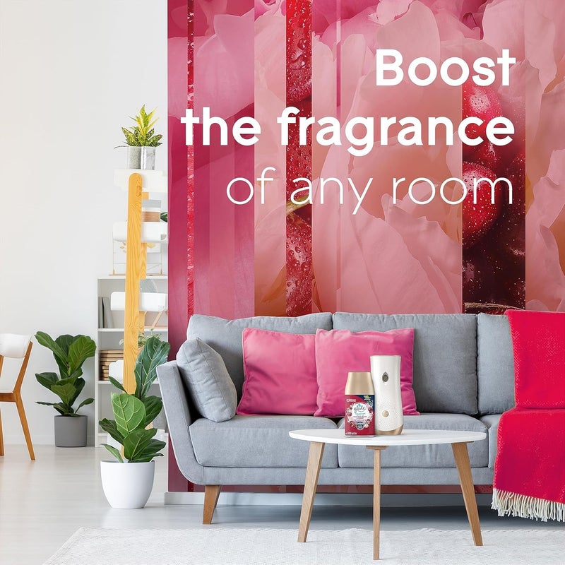 Glade Automatic Air Freshener Spray Refill Scented with Blooming Peony & Cherry Scent, 269 ml - Image 3
