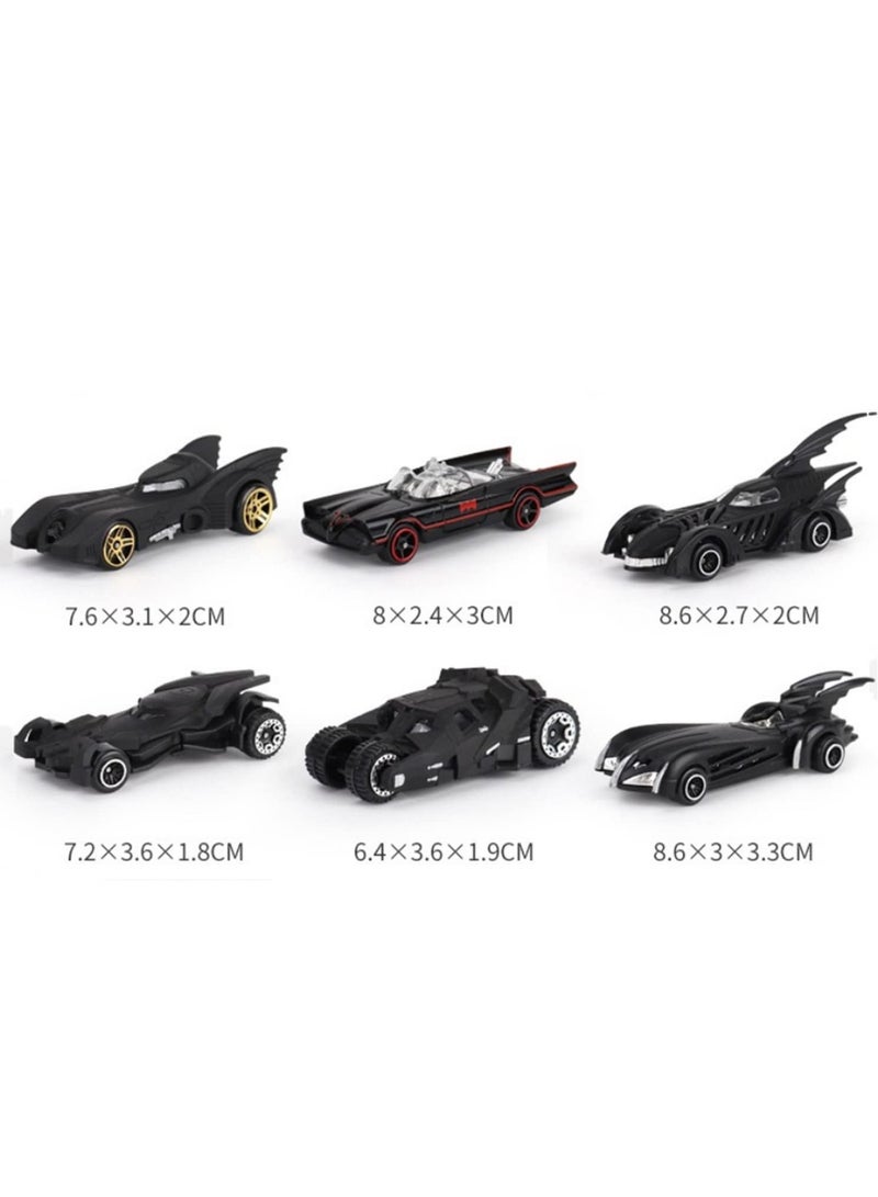Alloy Car Models Toy Bat Chariot American Movie First To 6th Generation Bat Chariot Metal Cars For Children Gifts  - Image 2