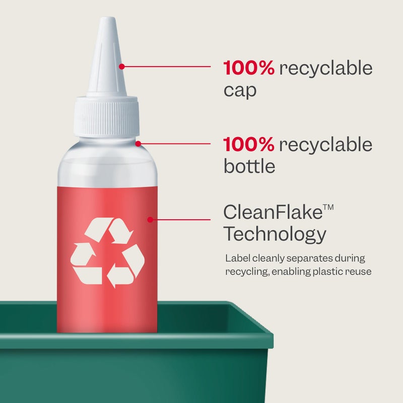 Renpure سيروم فروة الرأس من رينبيور خل التفاح، نباتي - ينظف، يوازن ويرطب فروة الرأس لشعر أنعم وأكثر لمعانًا - لفروة الرأس الحاكة - خل التفاح، جذر الزنجبيل، ورقة النعناع - 4 أونصة سائلة - Image 5