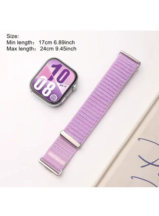 Nylon Sport Watch Strap Spruce Green For Huawei Watch Fit 3 Lightweight Secure - Image 2