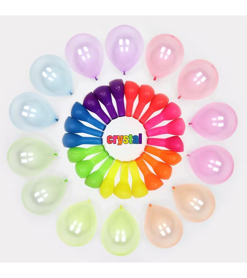 38 Red Balloons 12 Inch Crystal Clear And Colorful Transparent Latex Balloons For Bachelorette Party Anniversary Engagement Wedding Birthday Reunion House Party Decoration - Image 2