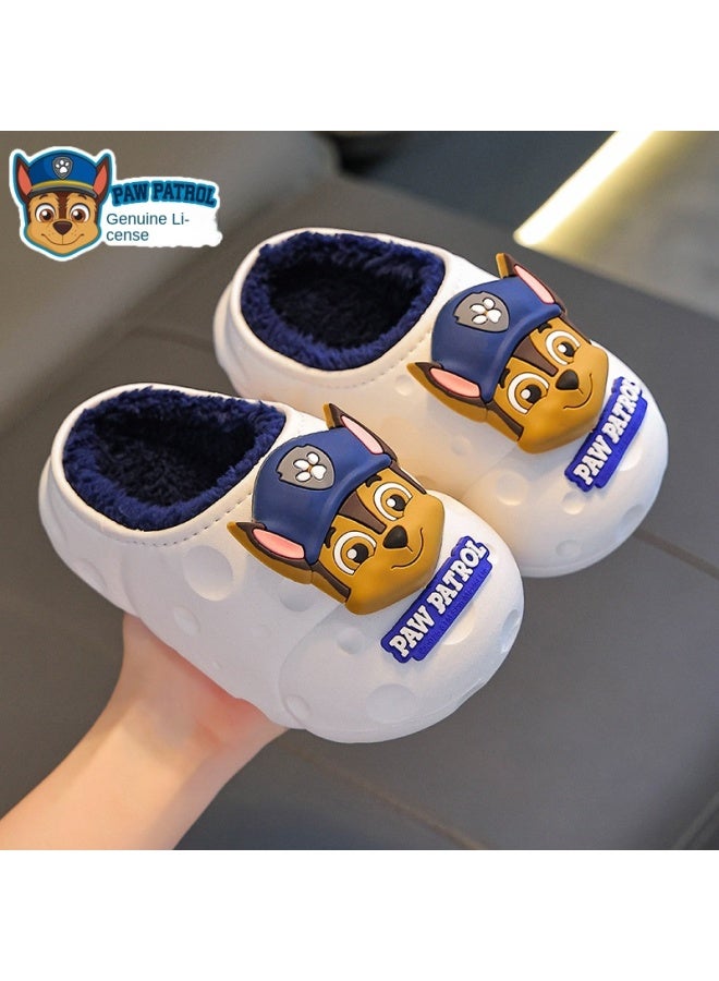 Paw Patrol خريف شتاء صغار صندل قطني أولاد بنات دافئ مبطن بفليس مضاد للماء أطفال رضع أحذية قطنية - Image 2