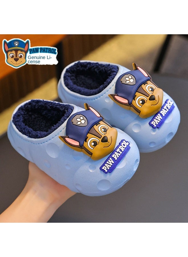 Paw Patrol خريف شتاء صغار صندل قطني أولاد بنات دافئ مبطن بفليس مضاد للماء أطفال رضع أحذية قطنية - Image 4