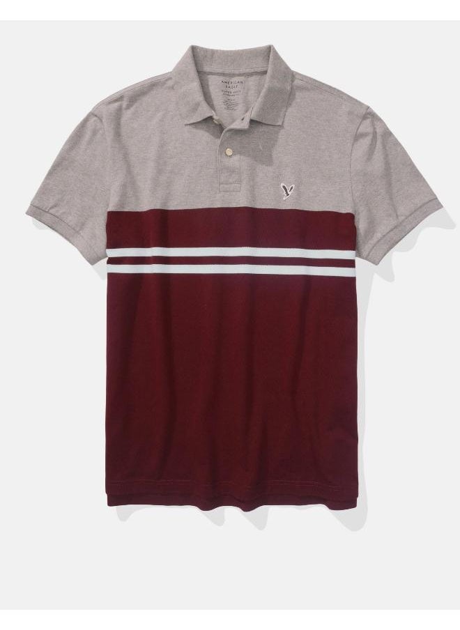 American Eagle Striped Polo  - Image 3