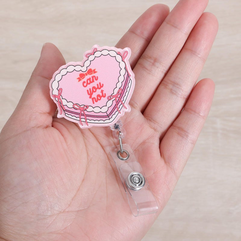 BVIIE Can You Not Funny Nurse Badge Reel, Cute Retractable ID Card Badge Holders, Medical Badge Clip for Nurses Station Psychiatry ER ED RN CNA Social Workers Psychologist Physician Front Desk Receptionist - Image 2