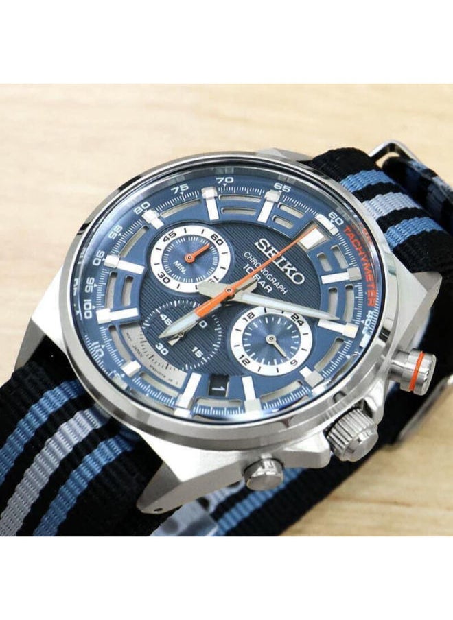 Seiko - Nylon Chronograph Wrist Watch SSB409P1 - Image 1
