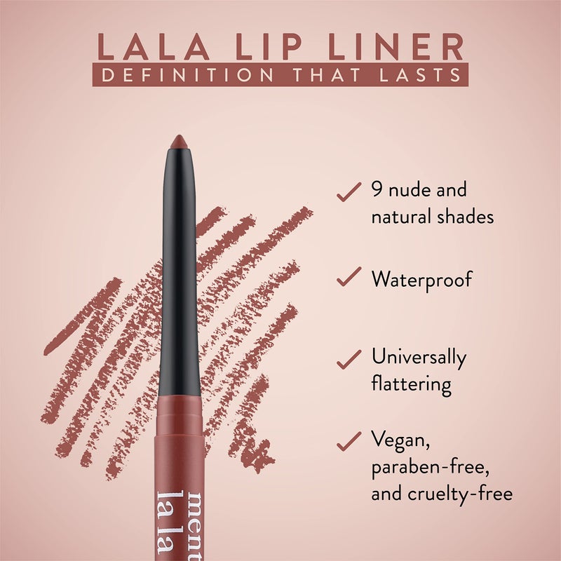 Mented Cosmetics Lip Liner for Women, Dark Brown Lipliner Lip Pencil, Waterproof Lipliner, Vegan + Cruelty Free Makeup, La La - Image 2
