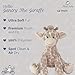 MON AMI Gentry The Giraffe Stuffed Animal 12 Soft Stuffed Toy Plushies for BabiesToddlers Gifts for Kids of All Ages Zoo Animals - Image 4