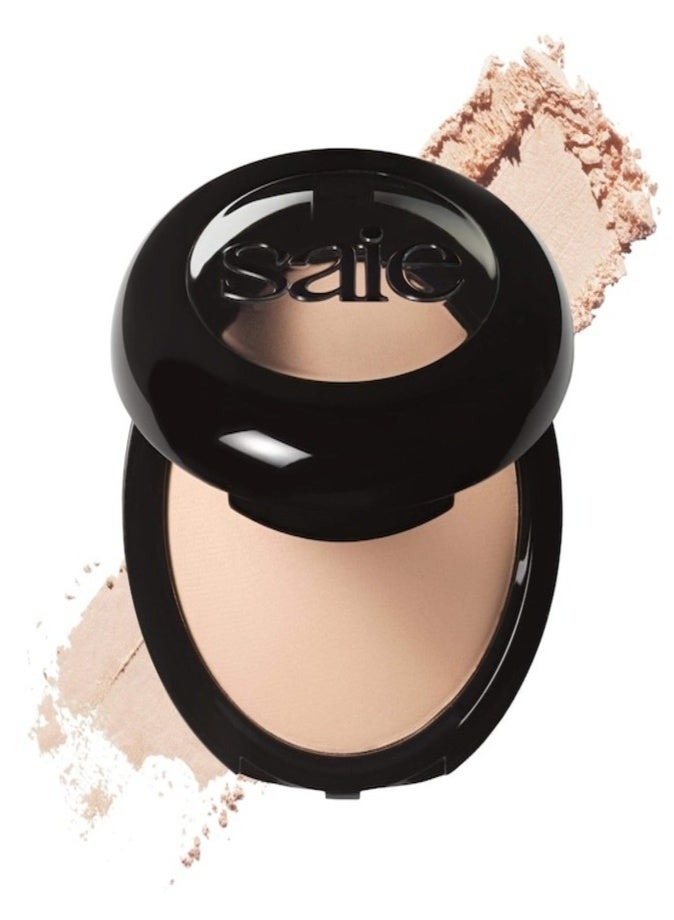Saie Slip Tint™ Undetectable Baked Setting Powder , Translucent 2 - light to medium 7g – Lightweight, Blurring, Shine-Control Finishing Powder - Image 1