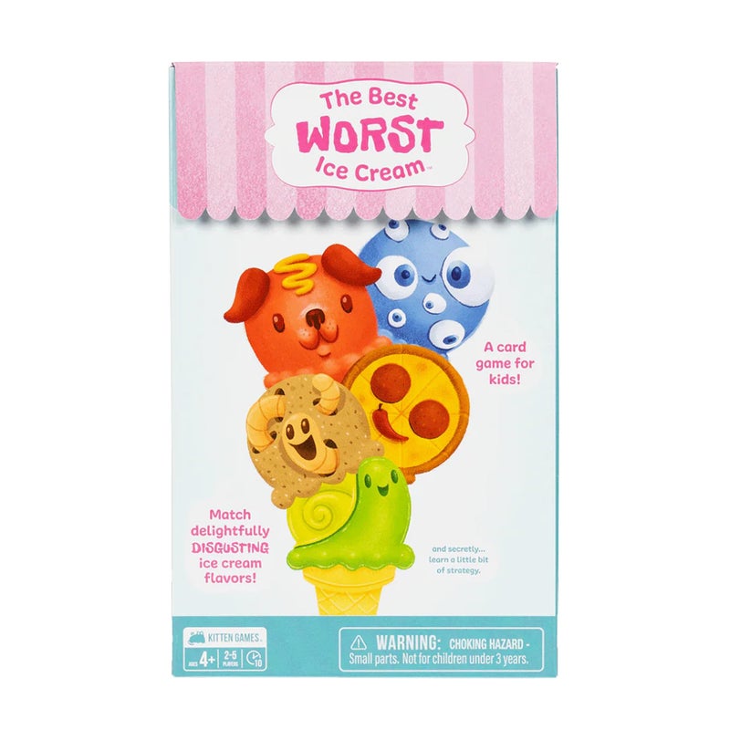 Exploding Kittens The Best Worst Ice Cream 25 Players Ages 4 10 Minutes to Play Ice Cream Matching Picture Game Kid Friendly Card Game Family Game Night Engaging Kids Game - Image 3