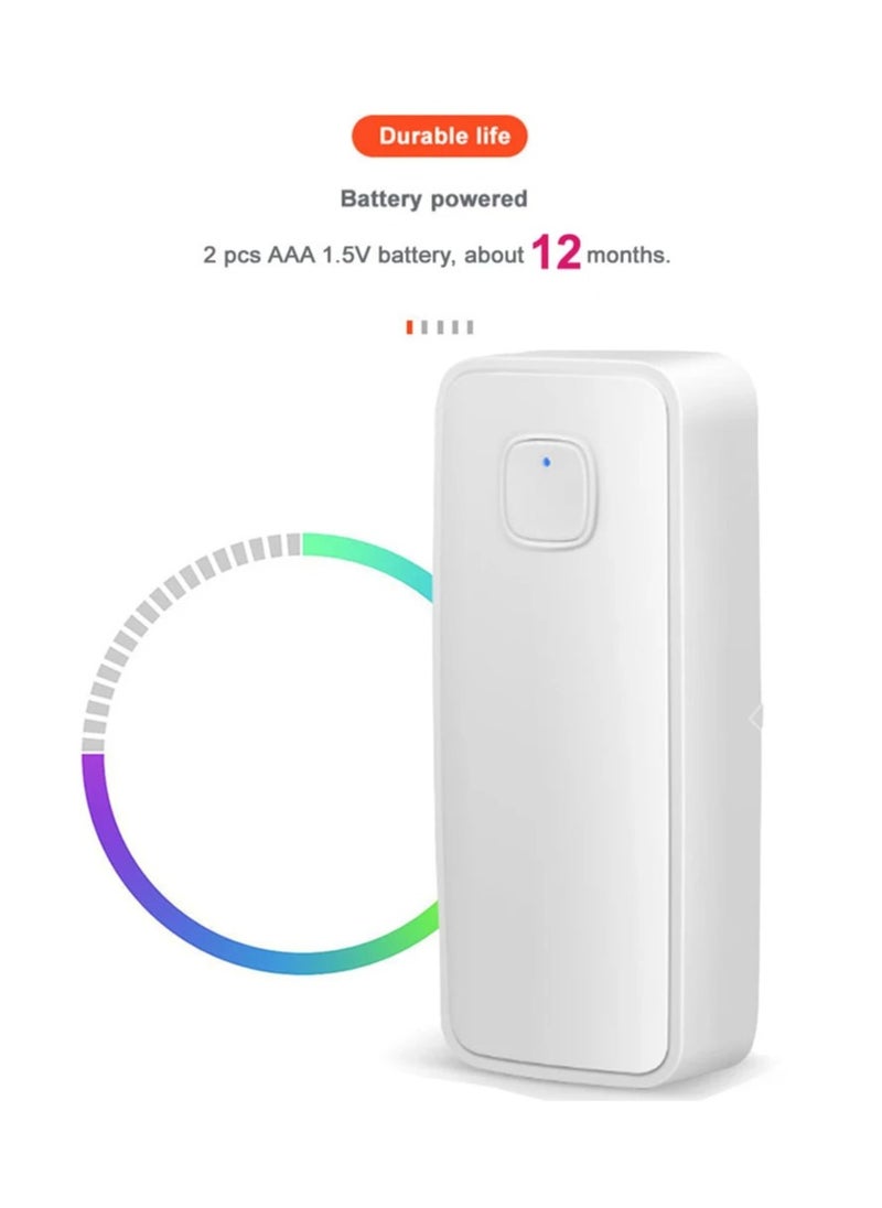 UanTii - Smart Door Window Open Close Detector, Tuya Wifi Door Sensor Smart life App Control - Image 1