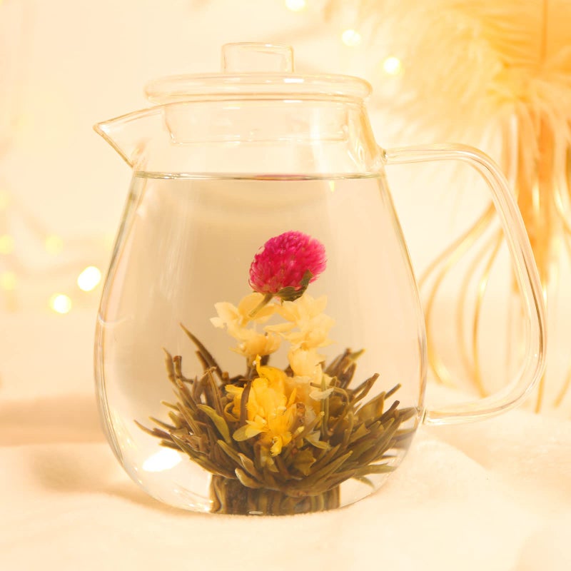 FullChea - Blooming Flowering Tea, 12 Unique Varieties - Flowering Tea in 12 Delicious Fruit Flavors - Gift For Tealovers, Christmas, Anniversary, Valentine, Birthday - Image 5