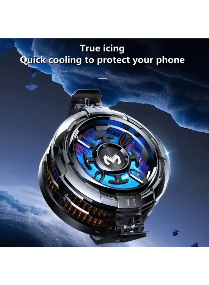 2 IN 1 MEMO CX08 Magnetic Back Clip Universal Mobile Phone Cooler Semiconductor Cooling Fan Freeze Radiator for iOS Android PUBG - Image 4
