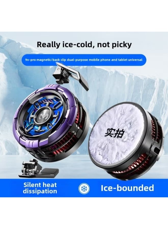 2 IN 1 MEMO CX08 Magnetic Back Clip Universal Mobile Phone Cooler Semiconductor Cooling Fan Freeze Radiator for iOS Android PUBG - Image 1