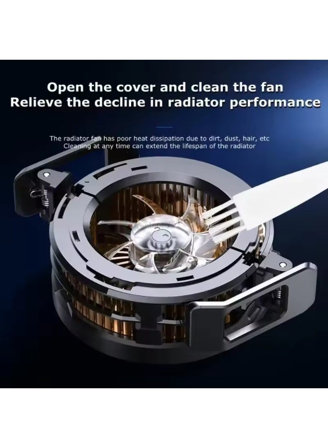 2 IN 1 MEMO CX08 Magnetic Back Clip Universal Mobile Phone Cooler Semiconductor Cooling Fan Freeze Radiator for iOS Android PUBG - Image 3