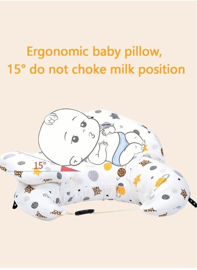 MIXDE Nursing Pillow for Breastfeeding, Multi-Functional Original Plus Size Breastfeeding Pillows Give Mom and Baby More Support, with Adjustable Waist Strap and Removable Cotton Cover  - Image 3