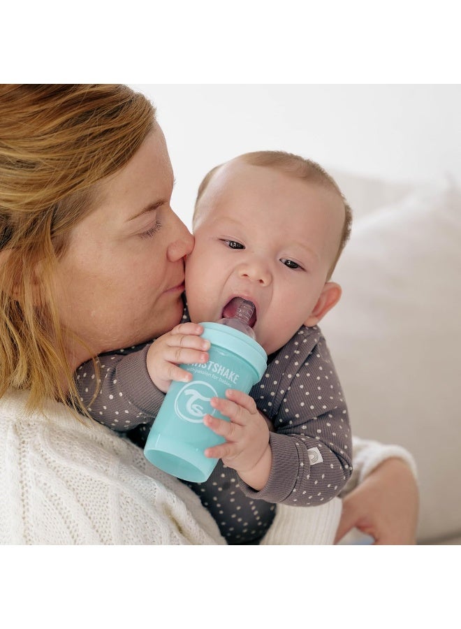 TWISTSHAKE Twistshake Baby Anti-Colic Teats with Breast like Structure - Set of 2 | S Size - 0 Months+ | Soft Silicone - BPA-Free | Transparent - Image 2