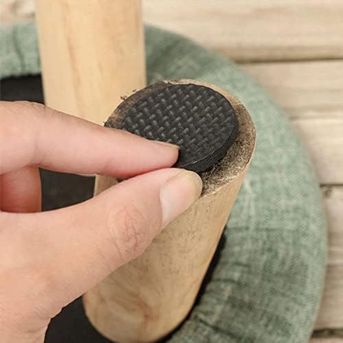 BIRZAR Self Adhesive Black Round Soft EVA Rubber Furniture Protection Non Slip Anti Skid Scratch Proof Buffer Bumper Floor Noise Insulation Bush Leg Pads Guards - Image 3