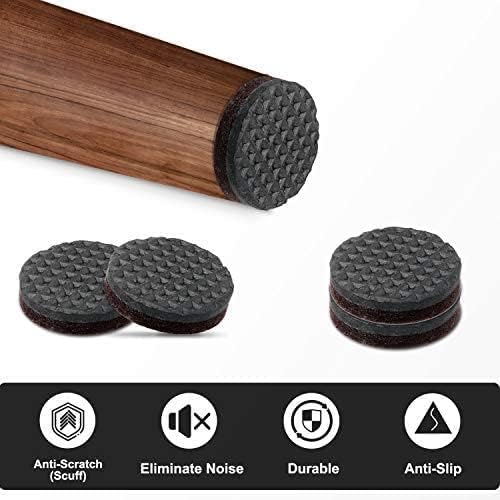 BIRZAR Self Adhesive Black Round Soft EVA Rubber Furniture Protection Non Slip Anti Skid Scratch Proof Buffer Bumper Floor Noise Insulation Bush Leg Pads Guards - Image 5