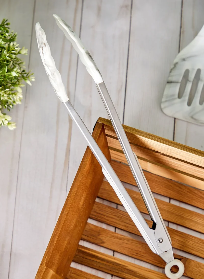 Premier Silicone Marble Tongs