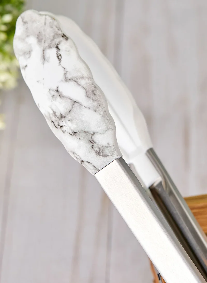 Premier Silicone Marble Tongs