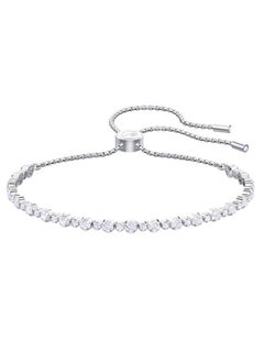 Rhodium Plated Subtle Trilogy Bracelet
