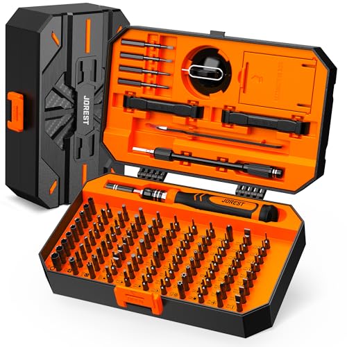 JOREST 115 in 1 Small Precision Screwdriver Set Fathers Day Tool Gifts for Men Magnetic Repair Tool Kit for PC Laptop Computer iPhone Macbook Jewelers PS5 Xbox Switch Electronics - Image 1