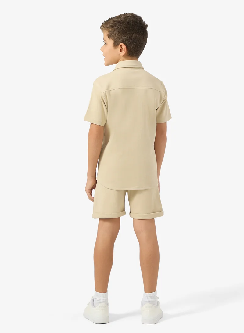 Ripples Boys Tee With Shorts Set