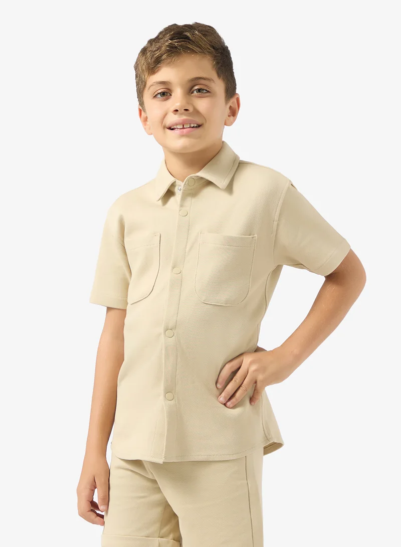 Ripples Boys Tee With Shorts Set