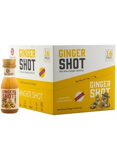 Ginger shot with lemon & honey 30ml pack of 16