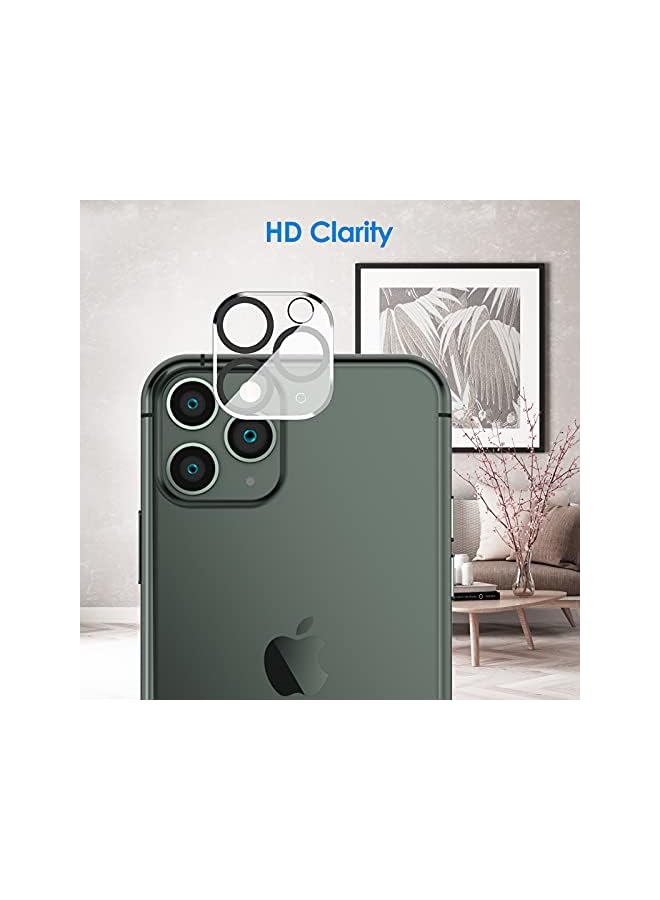 Jetech Screen Protector For Iphone 11 Pro Max 6.5-Inch With Camera Lens Protector, Tempered Glass Film, 2-Pack Each - Image 3