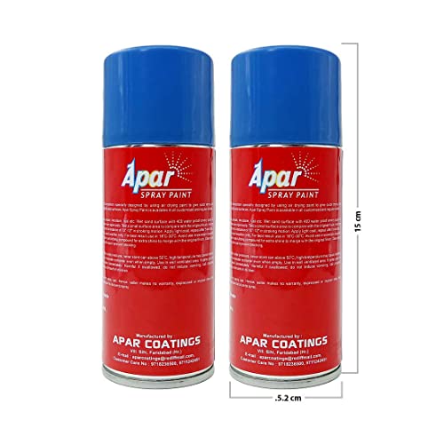 APAR Automotive Spray Paint Ft. Blue Compatible for Farmtrac Tractors -225 ml (Pack of 2-Pcs) - Image 2