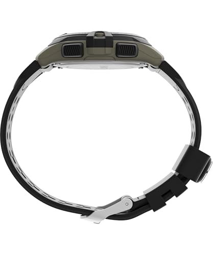 Timex Men's Expedition 41mm Watch - Black Strap Digital Dial Green Case - Image 2