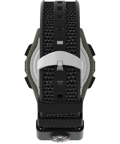 Timex Men's Expedition 41mm Watch - Black Strap Digital Dial Green Case - Image 3