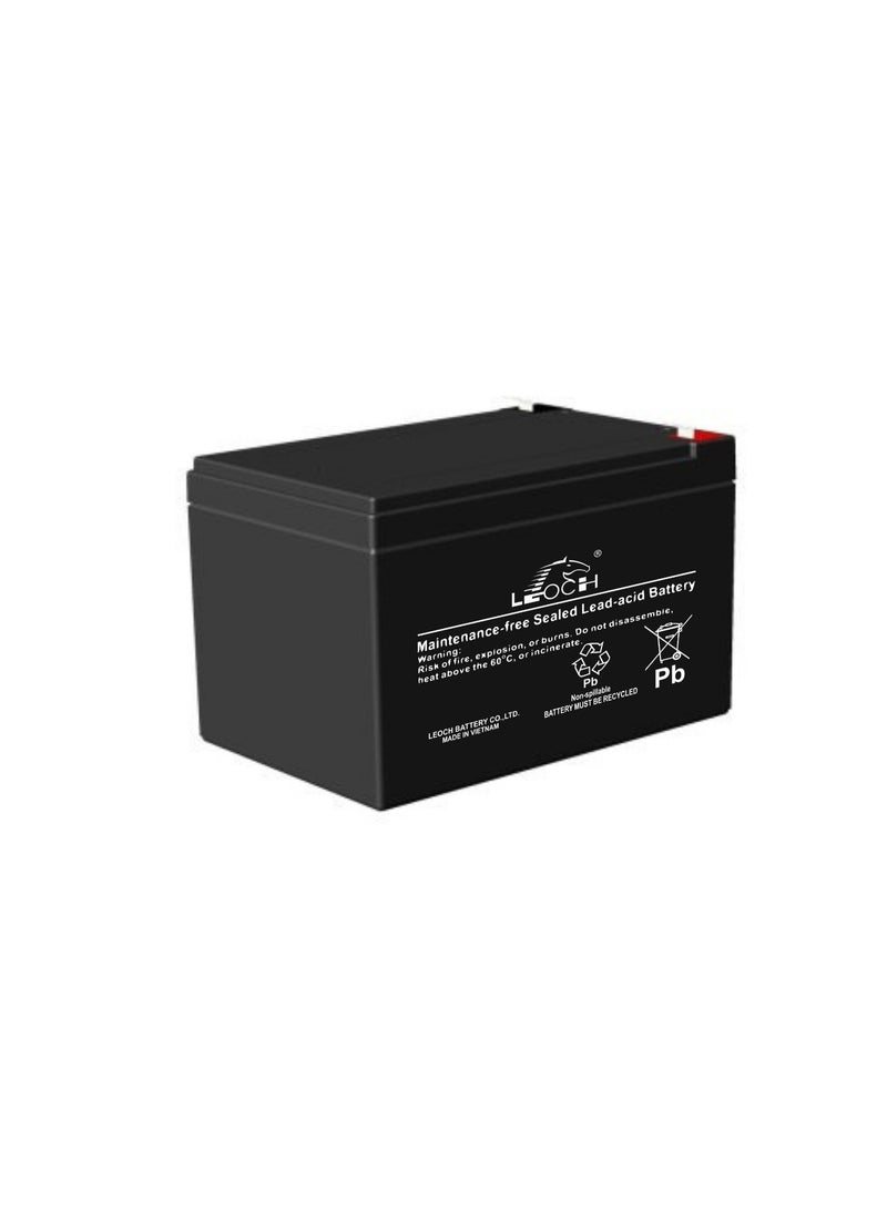 ليوك بطارية لويش 12 فولت 12 امبير معدل تشغيل يصل الى 5 سنوات - Image 1