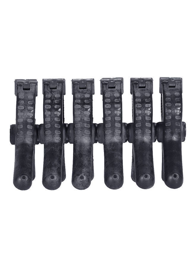 NIBEMINENT 6-piece Plastic Tight Clip Clamp Black - Image 4