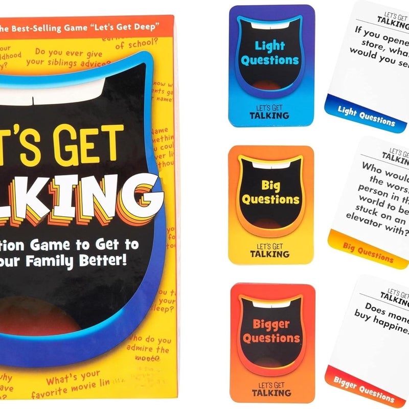 Tickles Let’s Get Talking – Interactive Family Bonding Card Game with Fun Questions & Conversations (Ages: 8+ Years, Players: 2+) - Image 2
