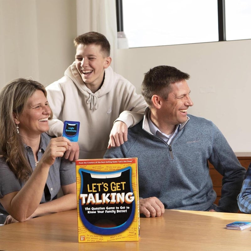 Tickles Let’s Get Talking – Interactive Family Bonding Card Game with Fun Questions & Conversations (Ages: 8+ Years, Players: 2+) - Image 4